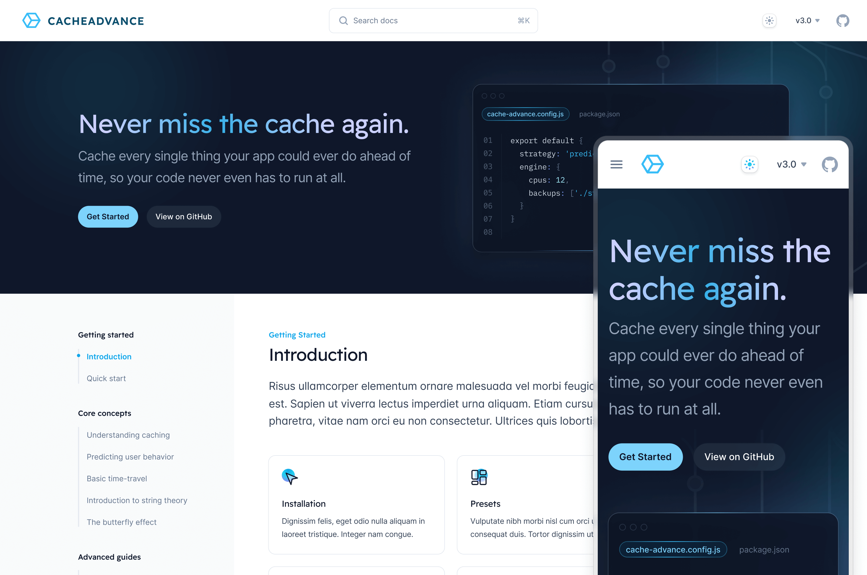 Documentation template